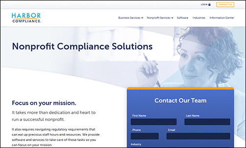 Harbor Compliance is a leading nonprofit consultant for compliance.
