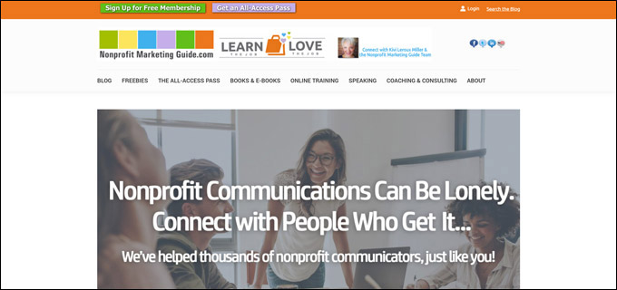 Check out Kivi Miller's nonprofit marketing consulting for communications coaching.