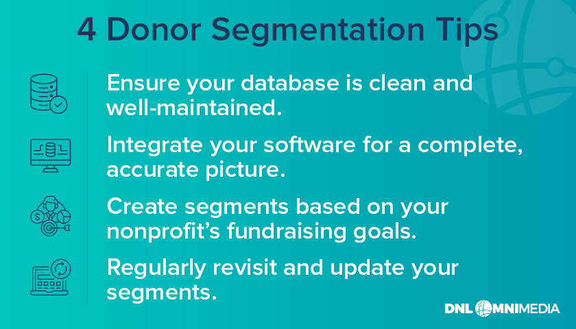 Explore our four top donor segmentation tips.