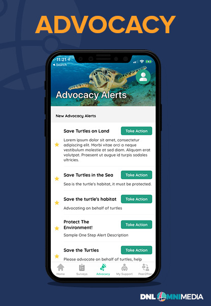 Advocacy is a key function of MobileAction!.