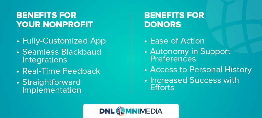 These are the benefits of MobileAction! for your nonprofit and donors alike.