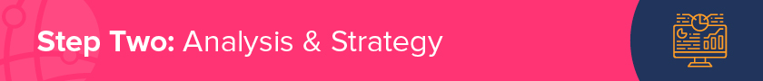 The second step in a nonprofit technology assessment is analysis & strategy.