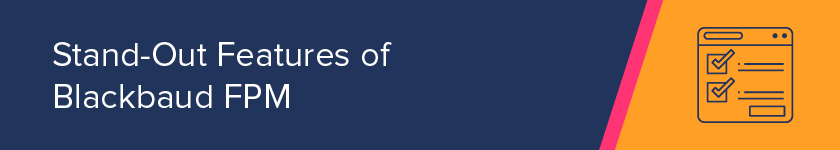 This section covers the key features of Blackbaud Fundraiser Performance Management.