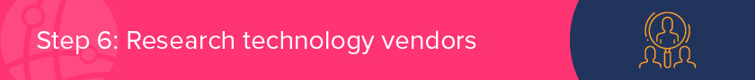 Research technology vendors to meet the needs in your nonprofit technology plan.