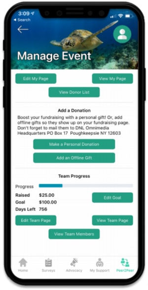 A Luminate Advocacy app can integrate your peer-to-peer fundraising campaigns, too.