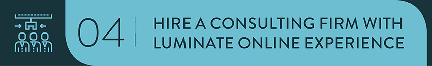 Search for a migration consultant with Luminate Online experience.