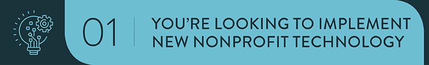 Because software implementation is such a complex process, many organizations rely on expert nonprofit strategy consultants.